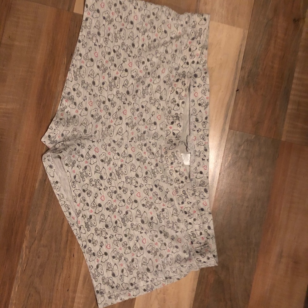 Snoopy PJ shorts